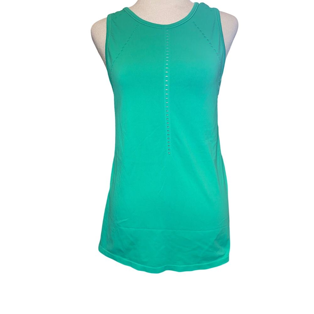 Athleta Shirt Womens Green Tank‎ Top Athletic Outdoors Gym Ladies XS